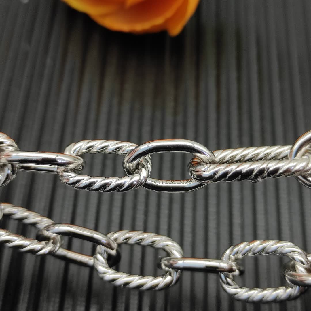 David Yurman Gold and Silver Tone Rope Chain Bracelets